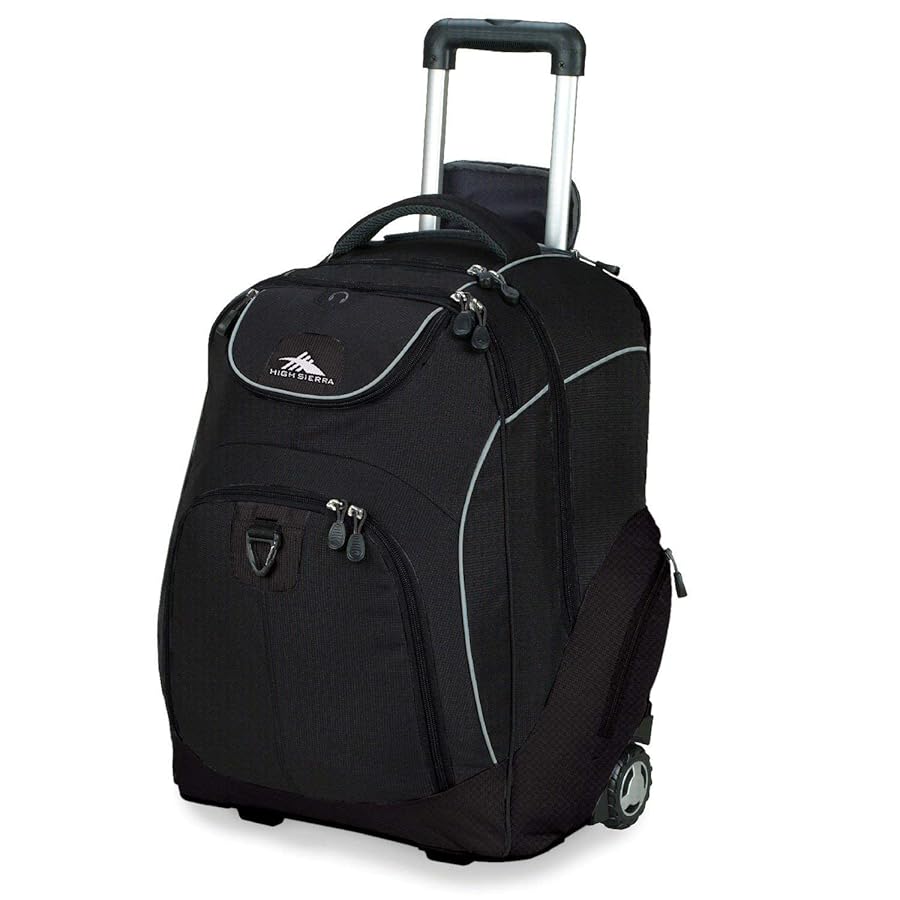 Amazon | High Sierra トラベルキャリーバッグ (BLACK (BLACK